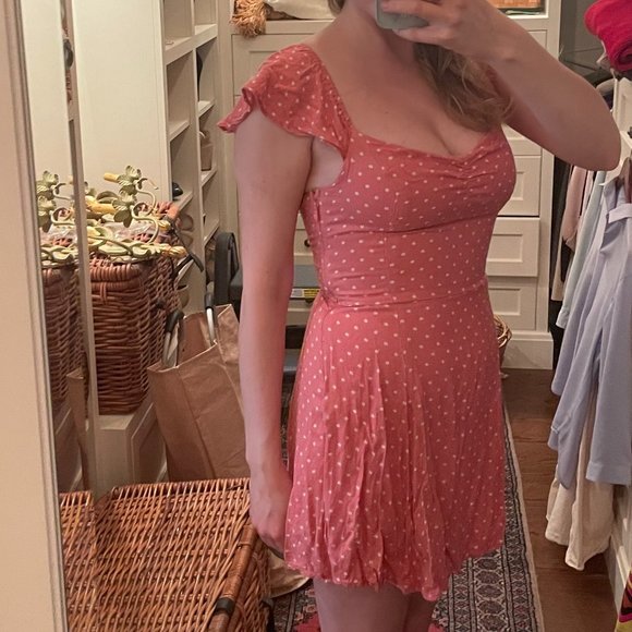 Hollister Pink Mini Dress with White Stars - Picture 3 of 6